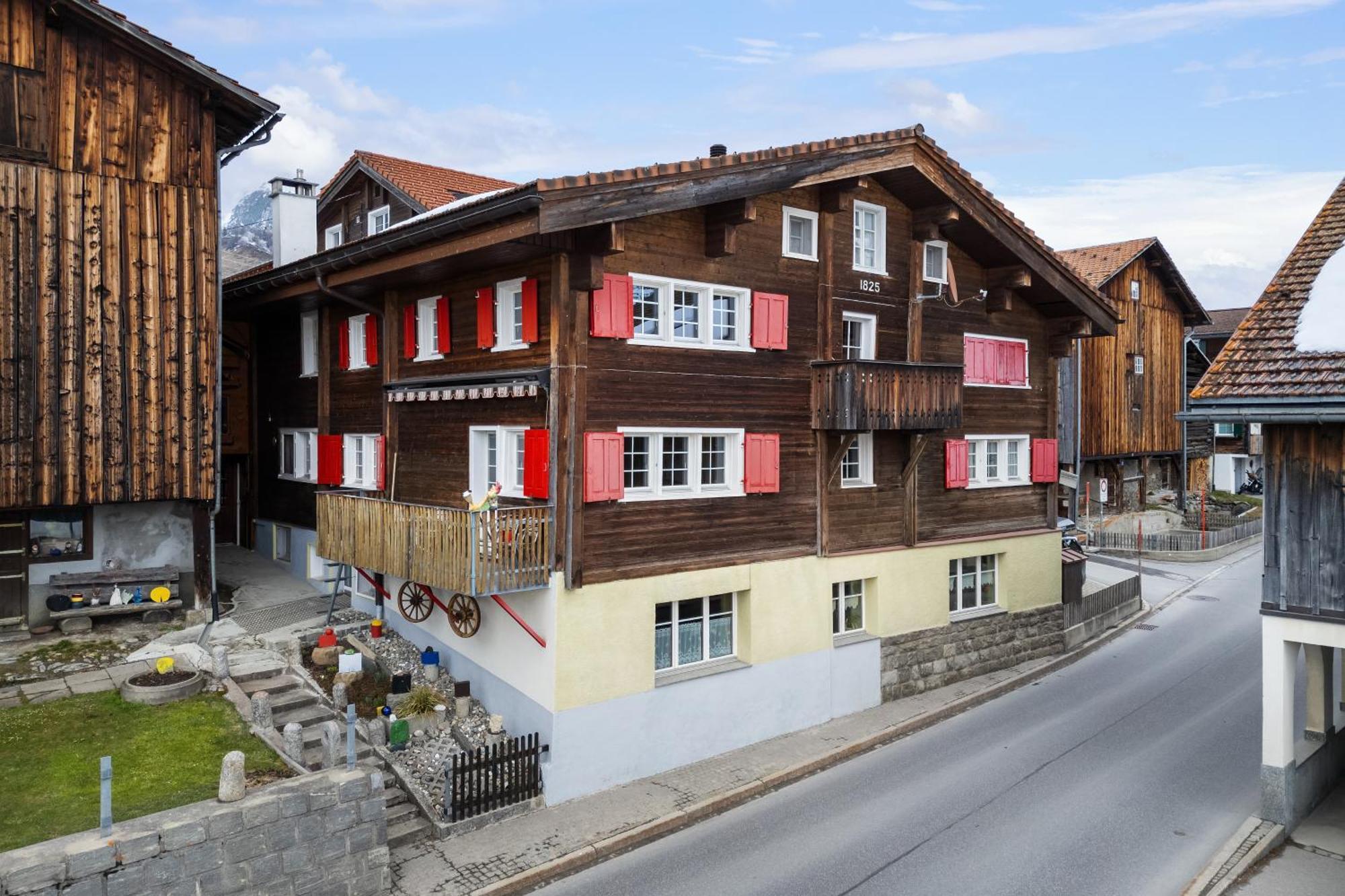 Apartment Via Alpsu - 24-7 Self Check-In Sedrun Exterior foto